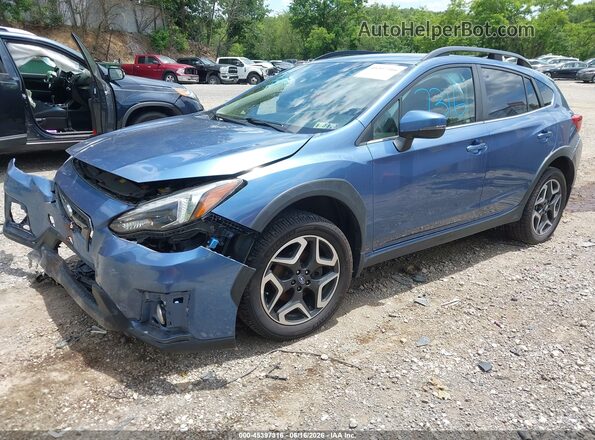 JF2GTAMC2K8255190 2019 SUBARU CROSSTREK Blue Przód lewy