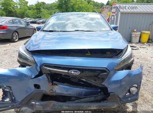 JF2GTAMC2K8255190 2019 SUBARU CROSSTREK Blue Widok zestawu wskaźników