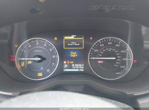 JF2GTAMC2K8255190 2019 SUBARU CROSSTREK Blue Widok tylnych siedzeń