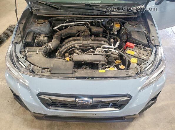 JF2GTAMC2L8226726 2020 SUBARU CROSSTREK Blue ძრავის განყოფილების ხედი