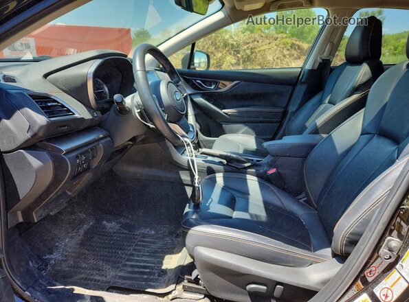 JF2GTAMC2LH210378 2020 SUBARU CROSSTREK Black Вид салону спереду