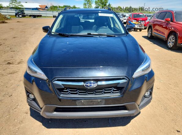 JF2GTAMC2LH210378 2020 SUBARU CROSSTREK Black Вид спереду