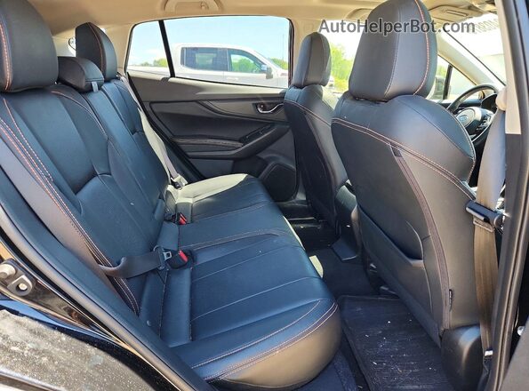 JF2GTAMC2LH210378 2020 SUBARU CROSSTREK Black Вид задніх сидінь