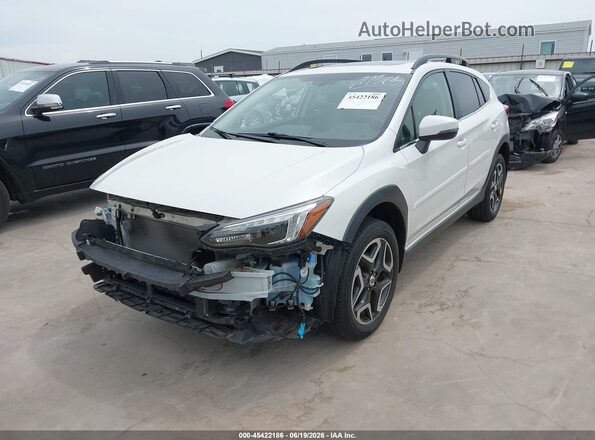 JF2GTAMC4JH342488 2018 SUBARU CROSSTREK White Przód lewy