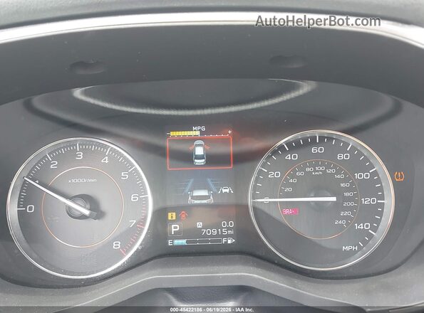 JF2GTAMC4JH342488 2018 SUBARU CROSSTREK White Widok tylnych siedzeń
