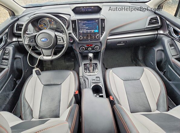 JF2GTAMC6JH291835 2018 SUBARU CROSSTREK Синий Вид панели приборов