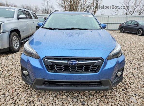JF2GTAMC6JH291835 2018 SUBARU CROSSTREK Синий Вид спереди