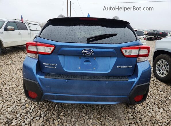 JF2GTAMC6JH291835 2018 SUBARU CROSSTREK Синий Вид сзади
