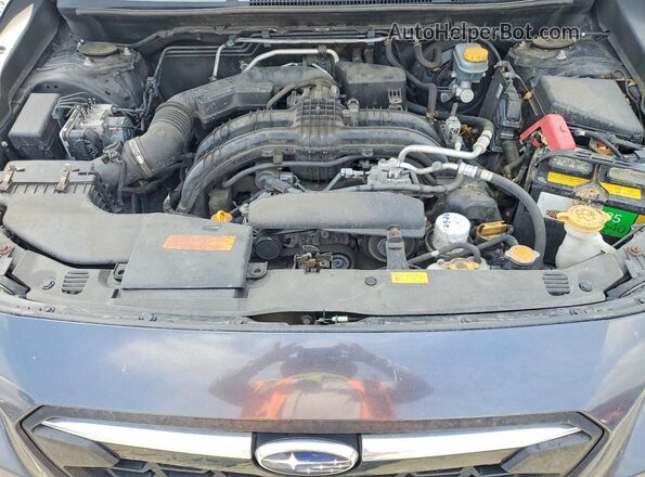 JF2GTAMC6K8200869 2019 SUBARU CROSSTREK Charcoal Vista del compartimento del motor