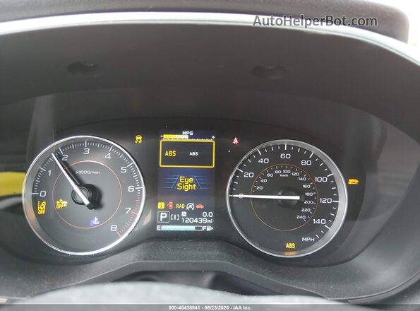 JF2GTAMC6LH236983 2020 SUBARU CROSSTREK Orange Widok tylnych siedzeń