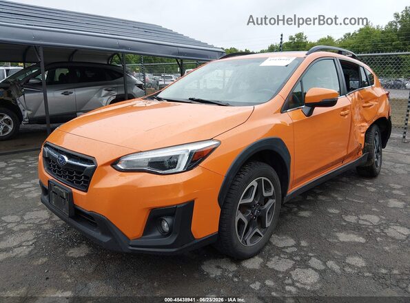 JF2GTAMC6LH236983 2020 SUBARU CROSSTREK Orange Przód lewy