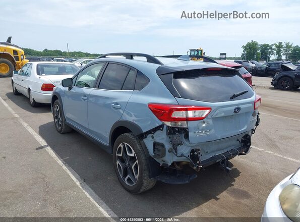 JF2GTAMC7K8222038 2019 SUBARU CROSSTREK Light Blue Задняя левая четверть