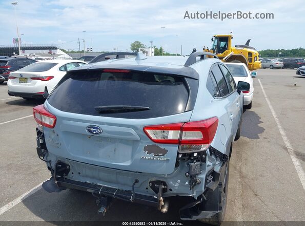JF2GTAMC7K8222038 2019 SUBARU CROSSTREK Light Blue Задняя правая четверть