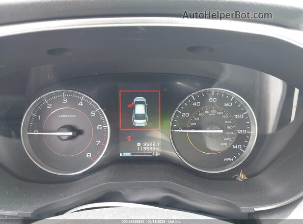 JF2GTAMC7K8222038 2019 SUBARU CROSSTREK Light Blue Вид задних сидений