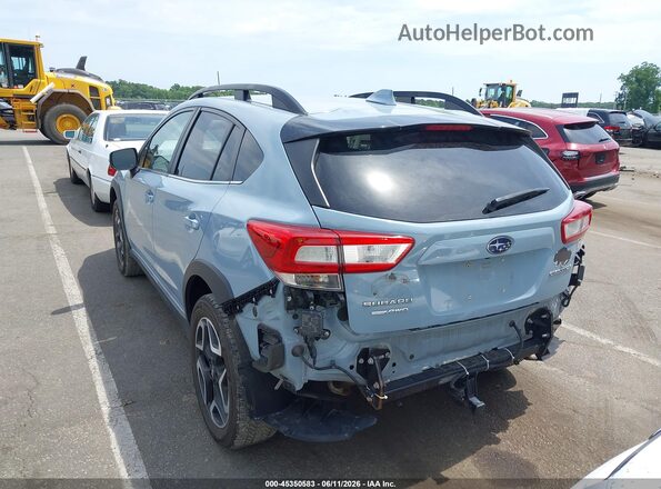 JF2GTAMC7K8222038 2019 SUBARU CROSSTREK Light Blue Вид спереди