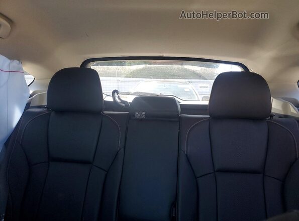 JF2GTAMCXK8311263 2019 SUBARU CROSSTREK White უკანა სავარძლების ხედი