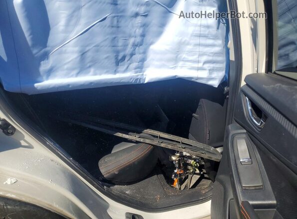 JF2GTAMCXK8311263 2019 SUBARU CROSSTREK White უკანა სალონის ხედი