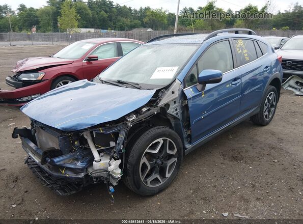 JF2GTAMCXL8225677 2020 SUBARU CROSSTREK Синий Передняя левая четверть