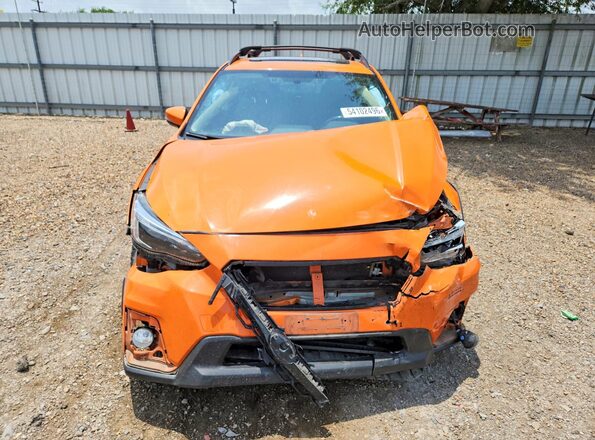 JF2GTANC1K8235334 2019 SUBARU CROSSTREK Orange Front view