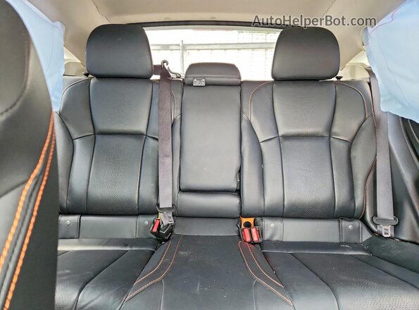 JF2GTANC1K8235334 2019 SUBARU CROSSTREK Orange Rear seats view