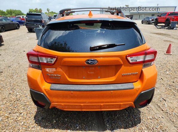 JF2GTANC1K8235334 2019 SUBARU CROSSTREK Orange Rear view
