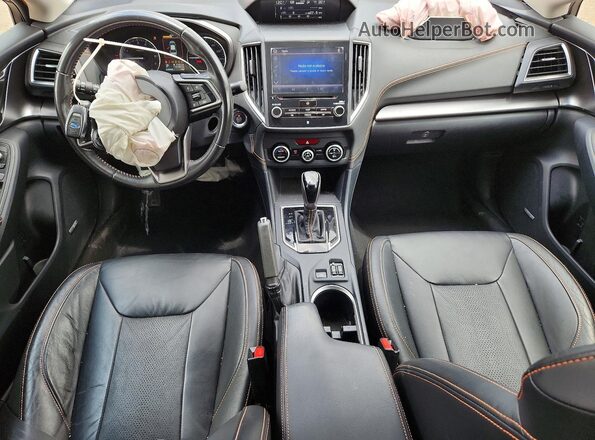 JF2GTANC1K8235334 2019 SUBARU CROSSTREK Orange Dashboard view