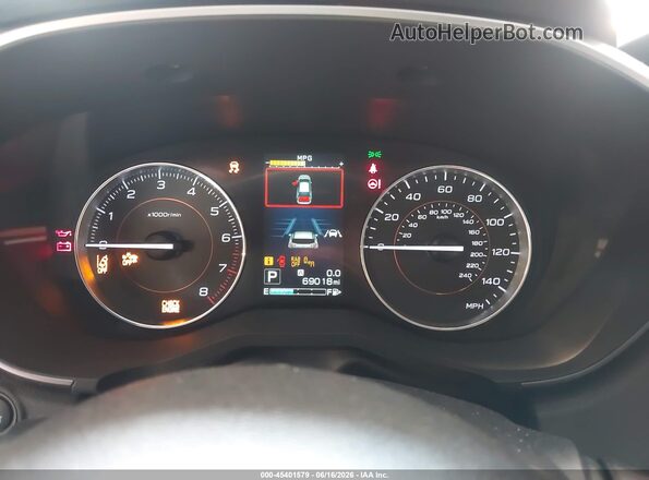JF2GTANC1KH201166 2019 SUBARU CROSSTREK Orange Widok tylnych siedzeń