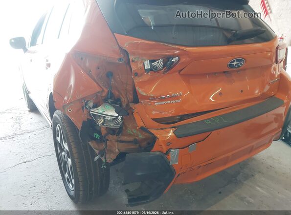 JF2GTANC1KH201166 2019 SUBARU CROSSTREK Orange Widok z przodu