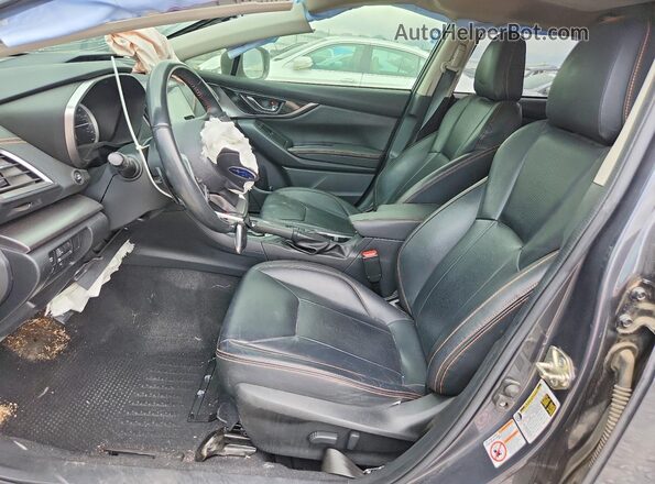 JF2GTANC3LH219055 2020 SUBARU CROSSTREK Charcoal Widok wnętrza z przodu