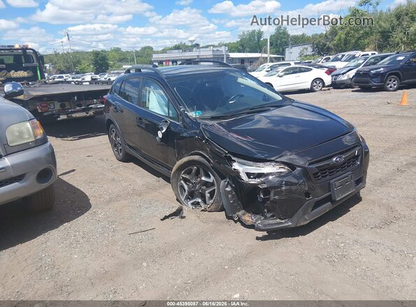 JF2GTANC4L8259239 2020 SUBARU CROSSTREK Black Widok wnętrza z tyłu