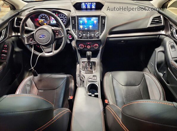 JF2GTANC7KH361083 2019 SUBARU CROSSTREK Белый Вид панели приборов