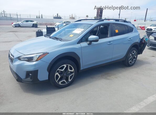 JF2GTANCXKH359201 2019 SUBARU CROSSTREK Синий Передняя левая четверть