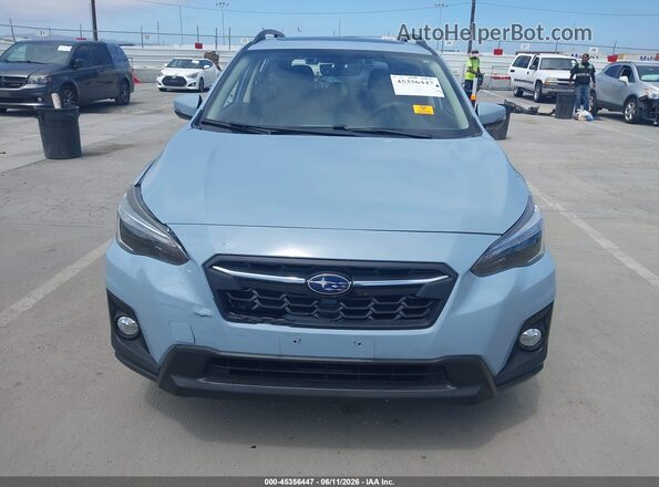 JF2GTANCXKH359201 2019 SUBARU CROSSTREK Синий Вид щитка приборов