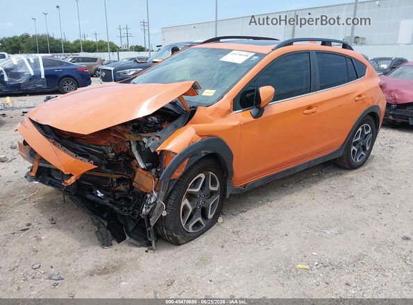 JF2GTANCXLH271167 2020 SUBARU CROSSTREK Orange Առջևի ձախ երեք քառորդ տեսարան