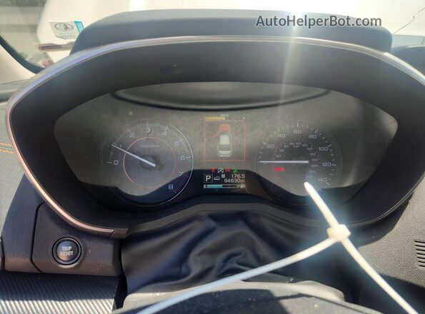 JF2GTAPC0L8261518 2020 SUBARU CROSSTREK White Вид щитка приладів
