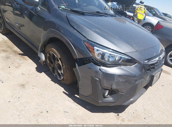 JF2GTAPC0N8227789 2022 SUBARU CROSSTREK Gray Front view