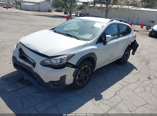 JF2GTAPC0NH281786 2022 SUBARU CROSSTREK White Vista tres cuartos delantera izquierda
