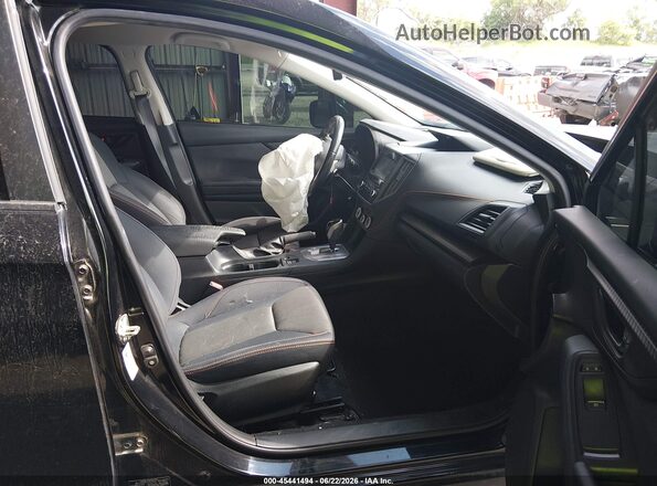 JF2GTAPC2L8234367 2020 SUBARU CROSSTREK Black Вид салону спереду