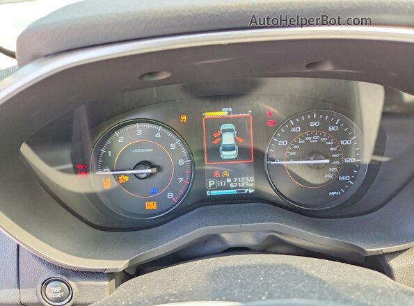 JF2GTAPC2PH248064 2023 SUBARU CROSSTREK Gray ხელსაწყოთა პანელის ხედი