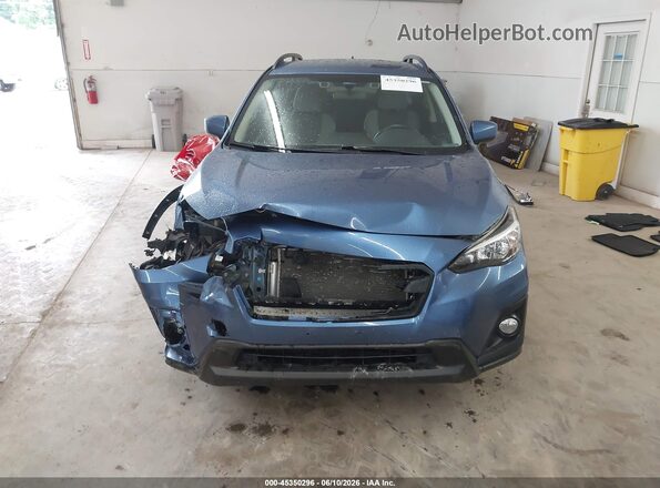 JF2GTAPC3L8235625 2020 SUBARU CROSSTREK Light Blue Widok zestawu wskaźników