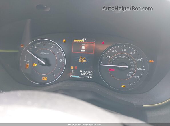 JF2GTAPC3L8264414 2020 SUBARU CROSSTREK Silver Вид задніх сидінь