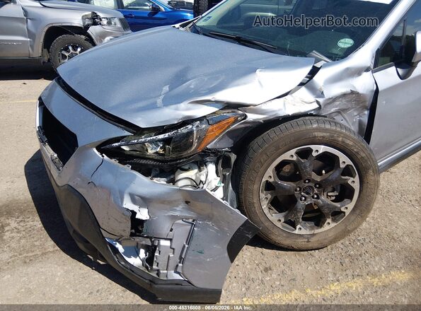 JF2GTAPC3M8244178 2021 SUBARU CROSSTREK Silver Widok z przodu