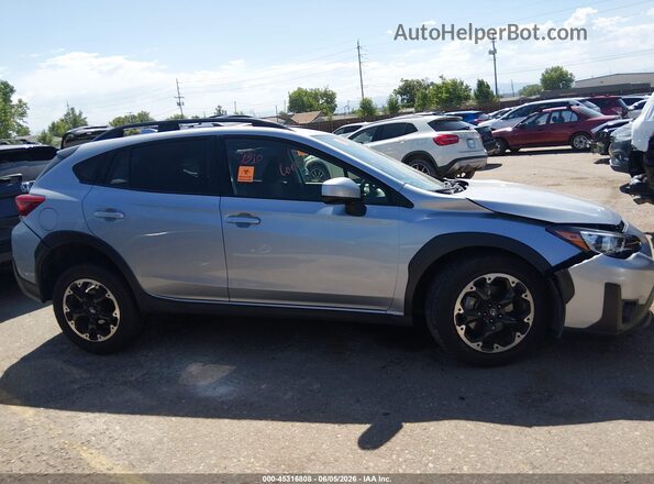 JF2GTAPC3M8244178 2021 SUBARU CROSSTREK Silver Widok zestawu wskaźników