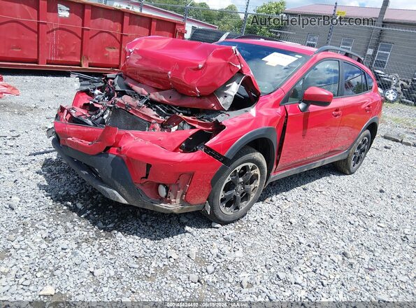 JF2GTAPC3M8283594 2021 SUBARU CROSSTREK Красный Передняя левая четверть