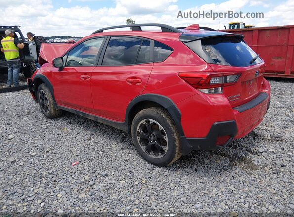 JF2GTAPC3M8283594 2021 SUBARU CROSSTREK Красный Задняя левая четверть