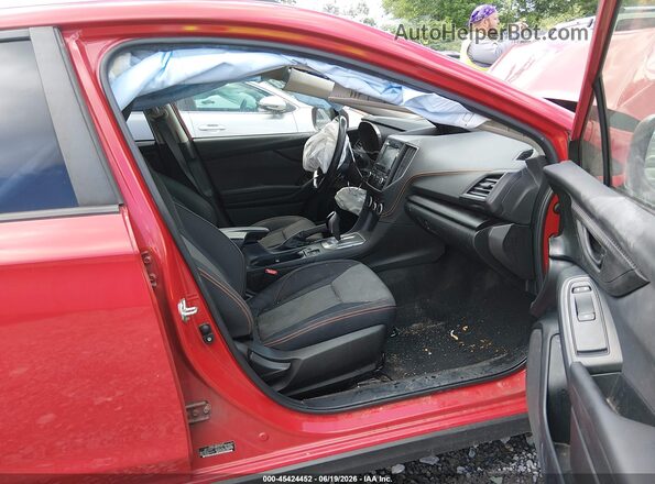 JF2GTAPC3M8283594 2021 SUBARU CROSSTREK Красный Вид салона спереди