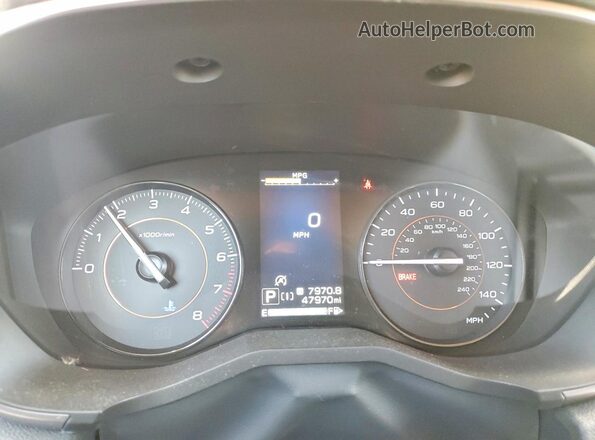 JF2GTAPC3NH251469 2022 SUBARU CROSSTREK Gold Սարքավորումների վահանակի տեսք