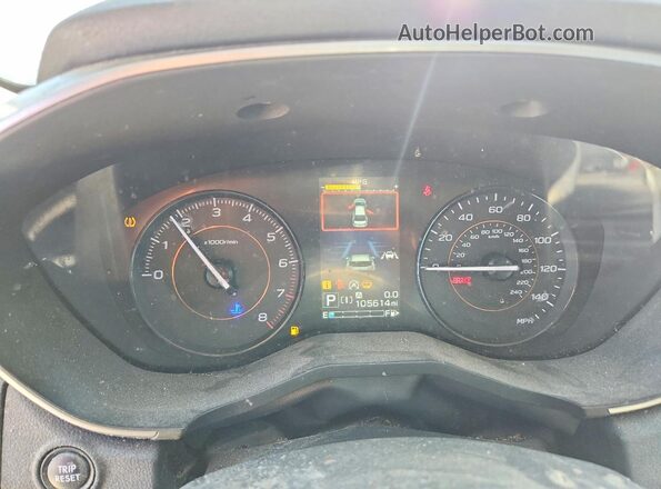JF2GTAPC4L8239621 2020 SUBARU CROSSTREK White Սարքավորումների վահանակի տեսք