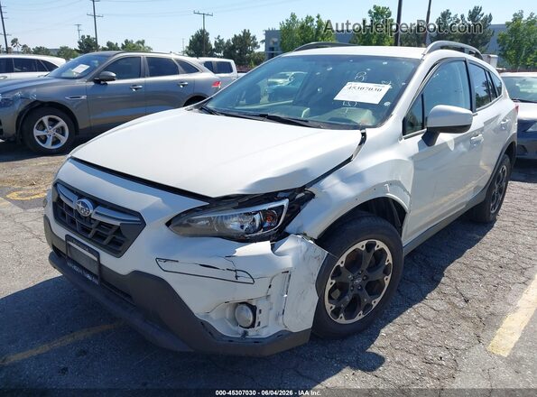 JF2GTAPC4M8260213 2021 SUBARU CROSSTREK White წინა ხედი