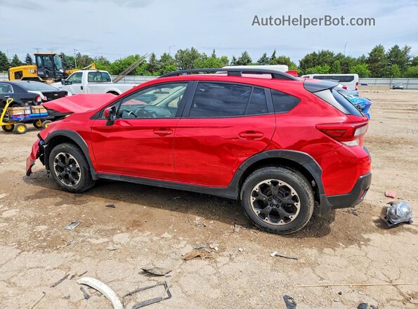 JF2GTAPC4M8305165 2021 SUBARU CROSSTREK Red უკანა მარცხენა